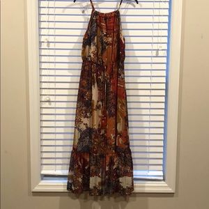 Orange Pattern Dress